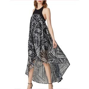NWOT Toccin Printed Trapeze Racerback Maxi Dress Women's 0